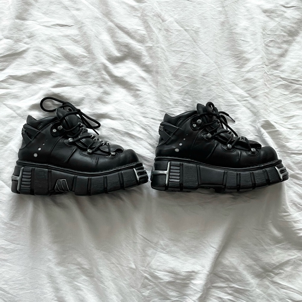 new rock platform boots (size: 9.5)